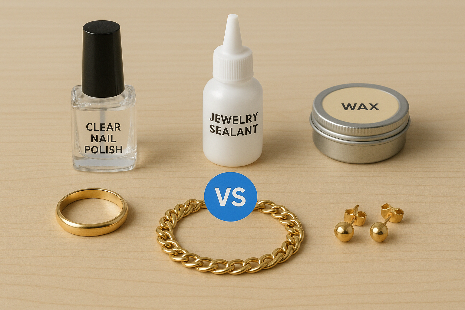Clear nail polish, jewelry sealants, and wax coatings compared