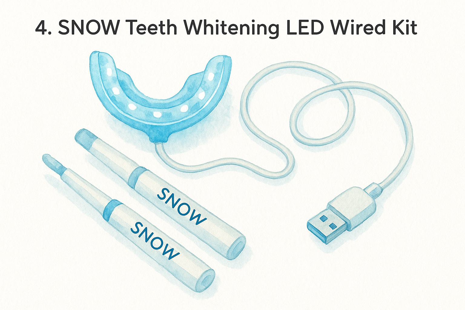 4. SNOW Teeth Whitening LED Wired Kit