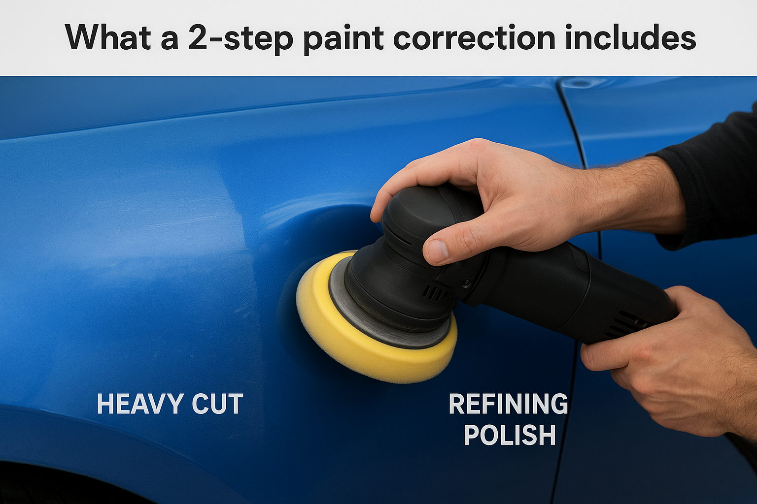 What a 2-step paint correction includes