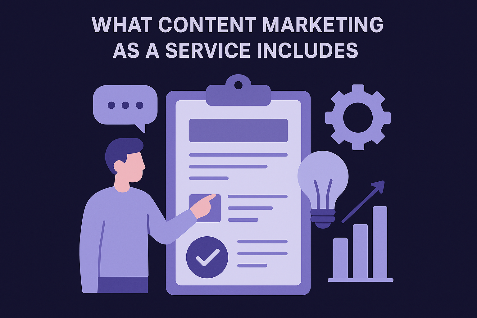 What content marketing as a service includes