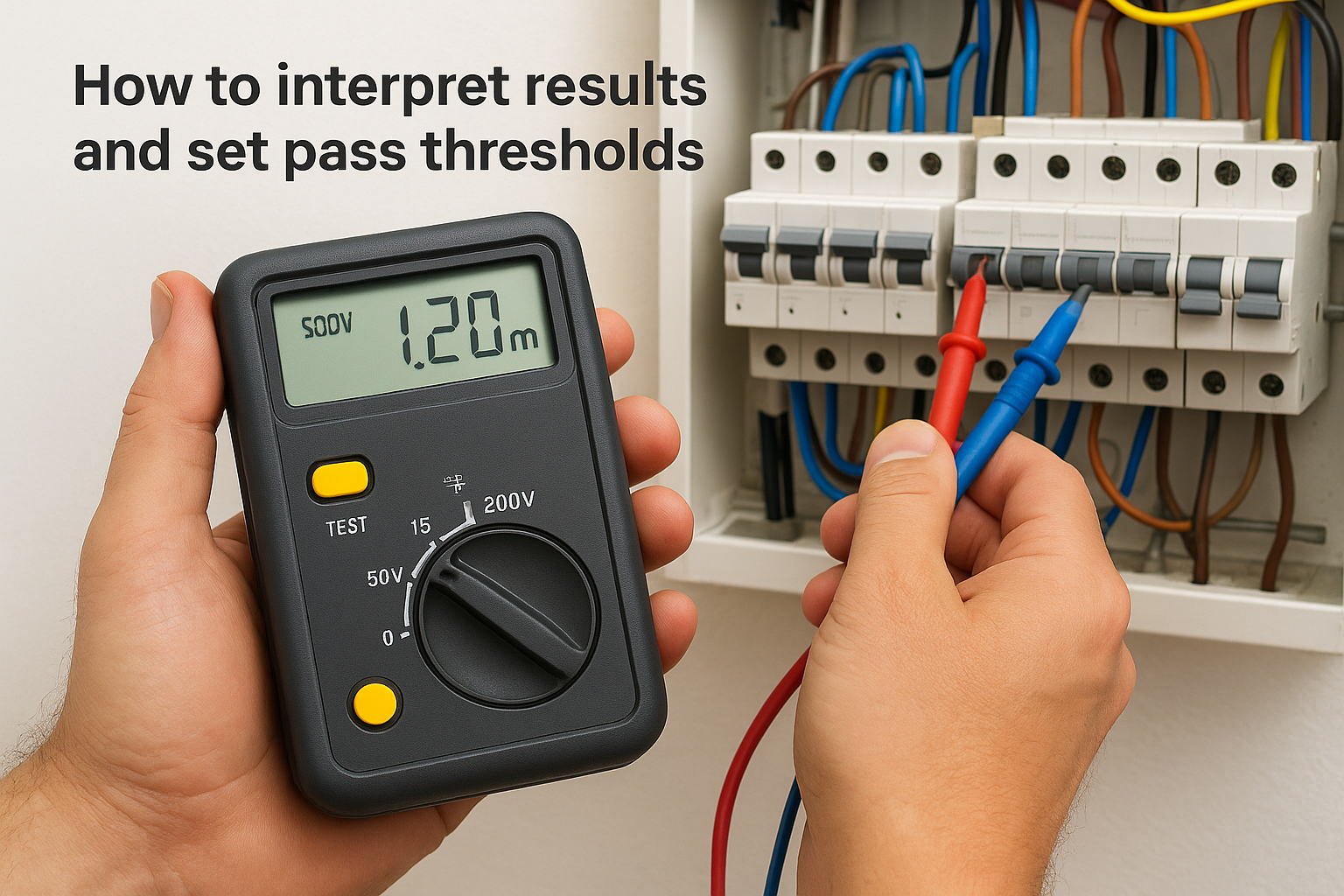 How to interpret results and set pass thresholds