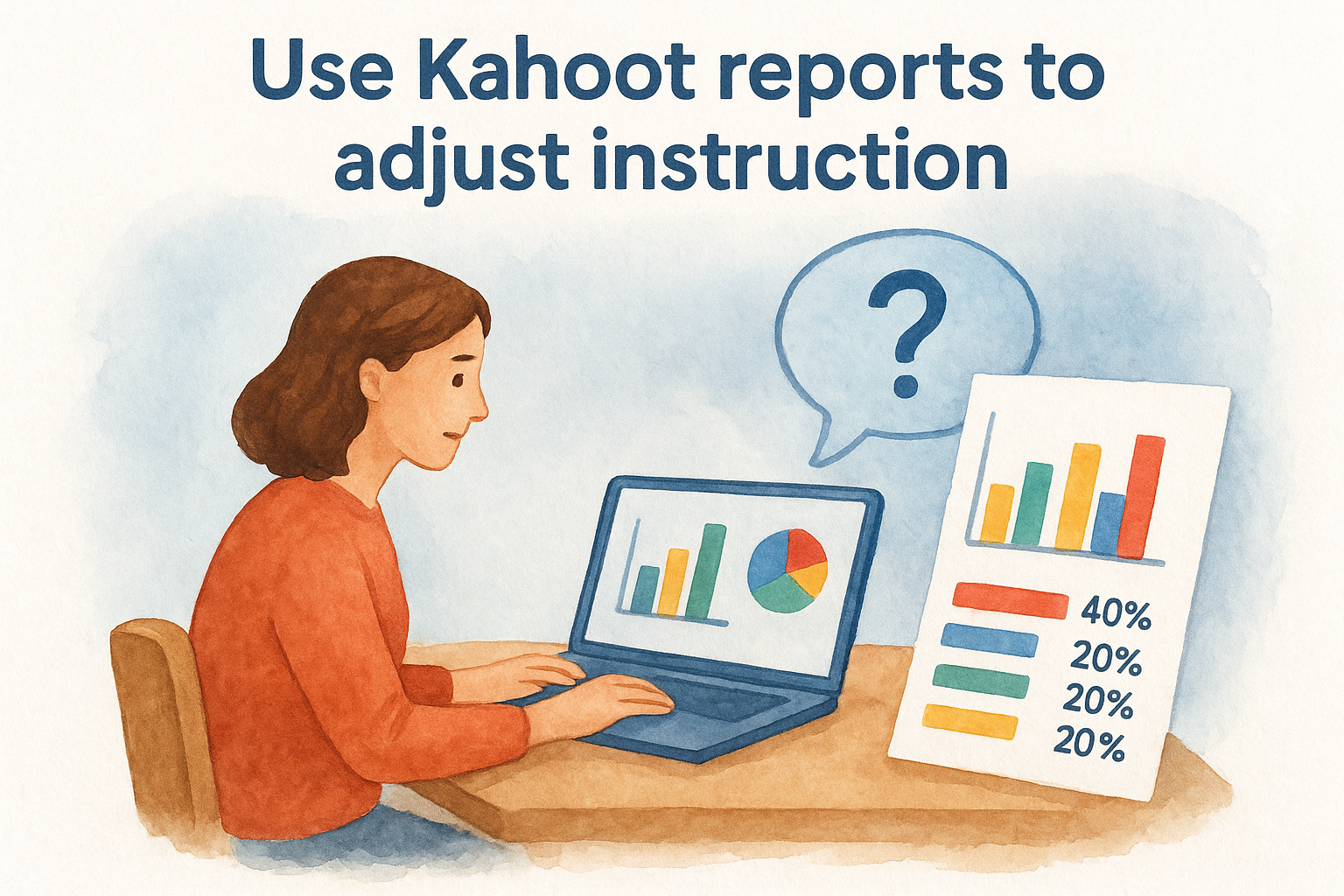Use Kahoot reports to adjust instruction