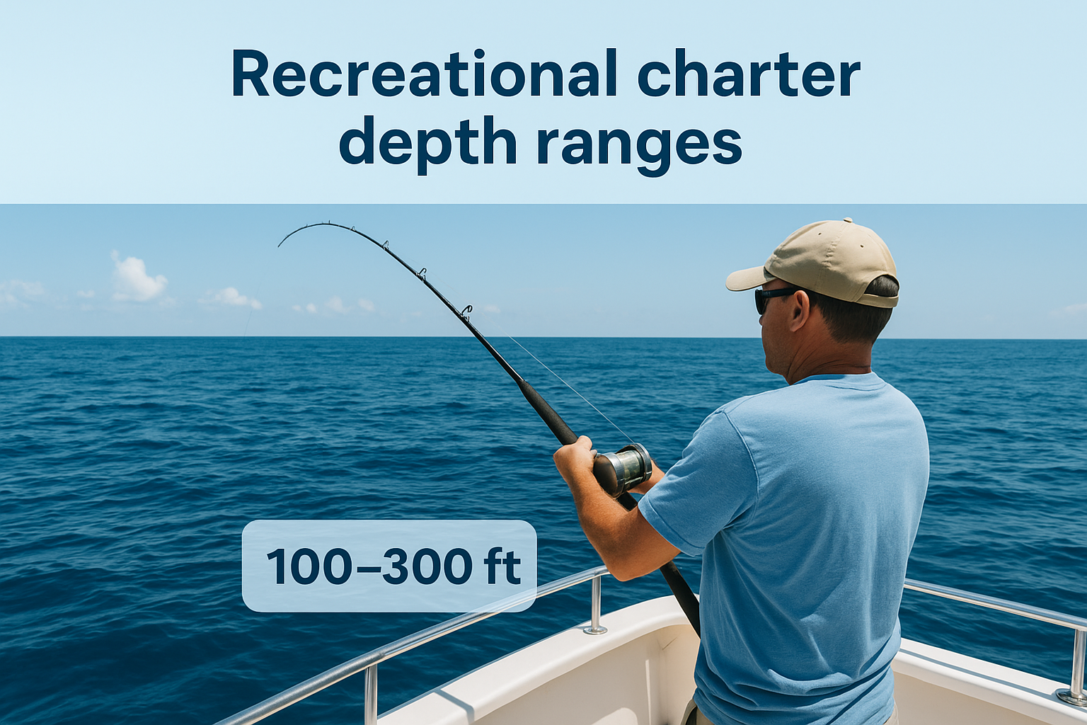 Recreational charter depth ranges