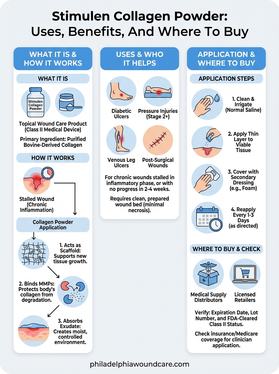 stimulen collagen powder infographic