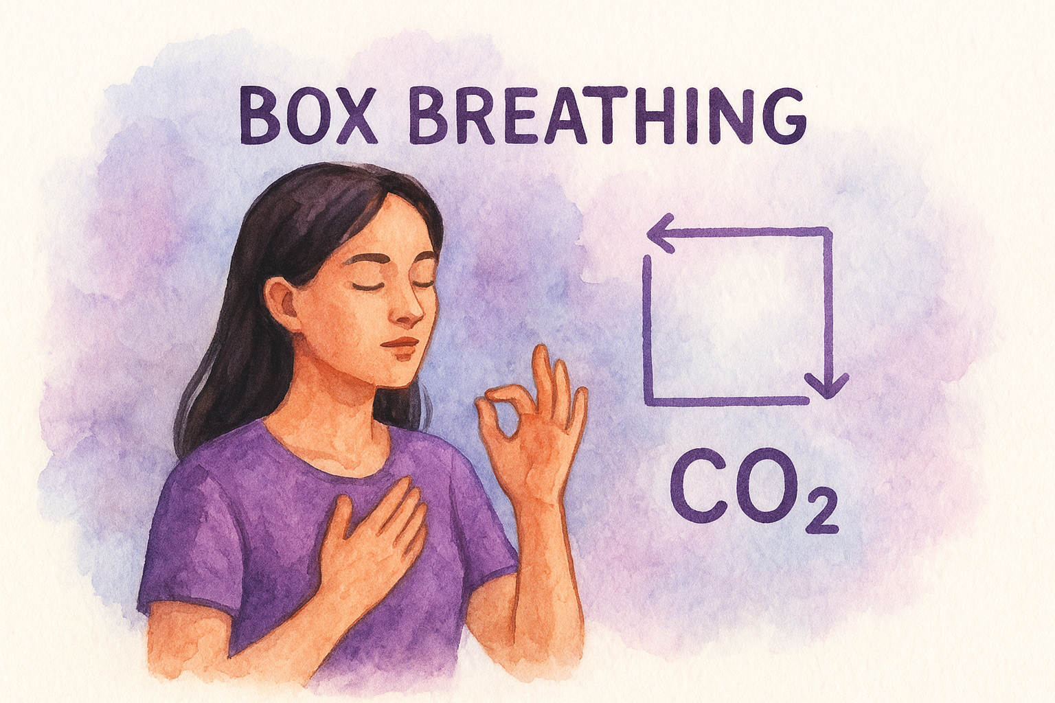 Box breathing and CO2 tolerance