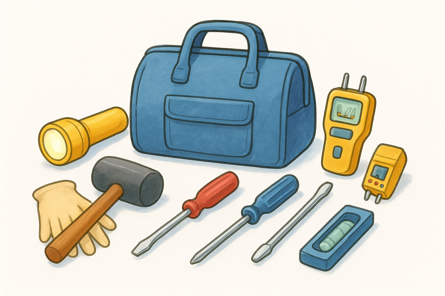 Tools and supplies to bring