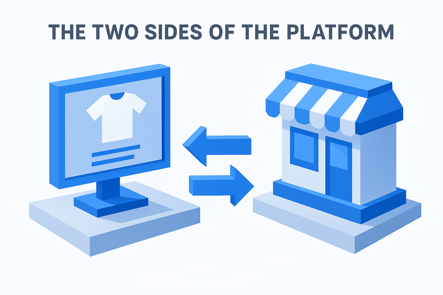 The two sides of the platform