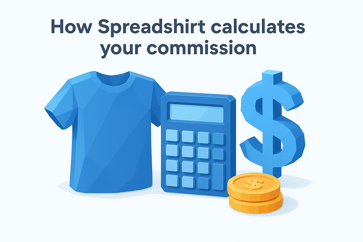 How Spreadshirt calculates your commission