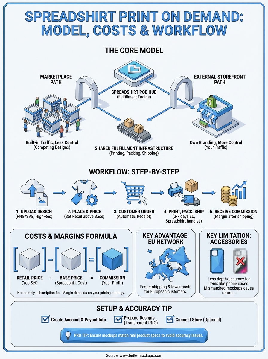 spreadshirt print on demand infographic