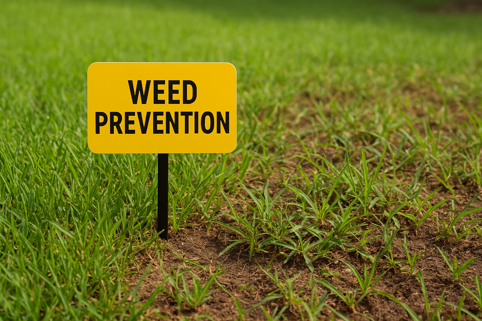 5. Missing the weed prevention window