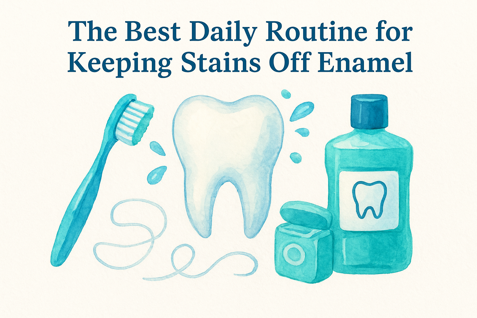 The Best Daily Routine for Keeping Stains Off Enamel