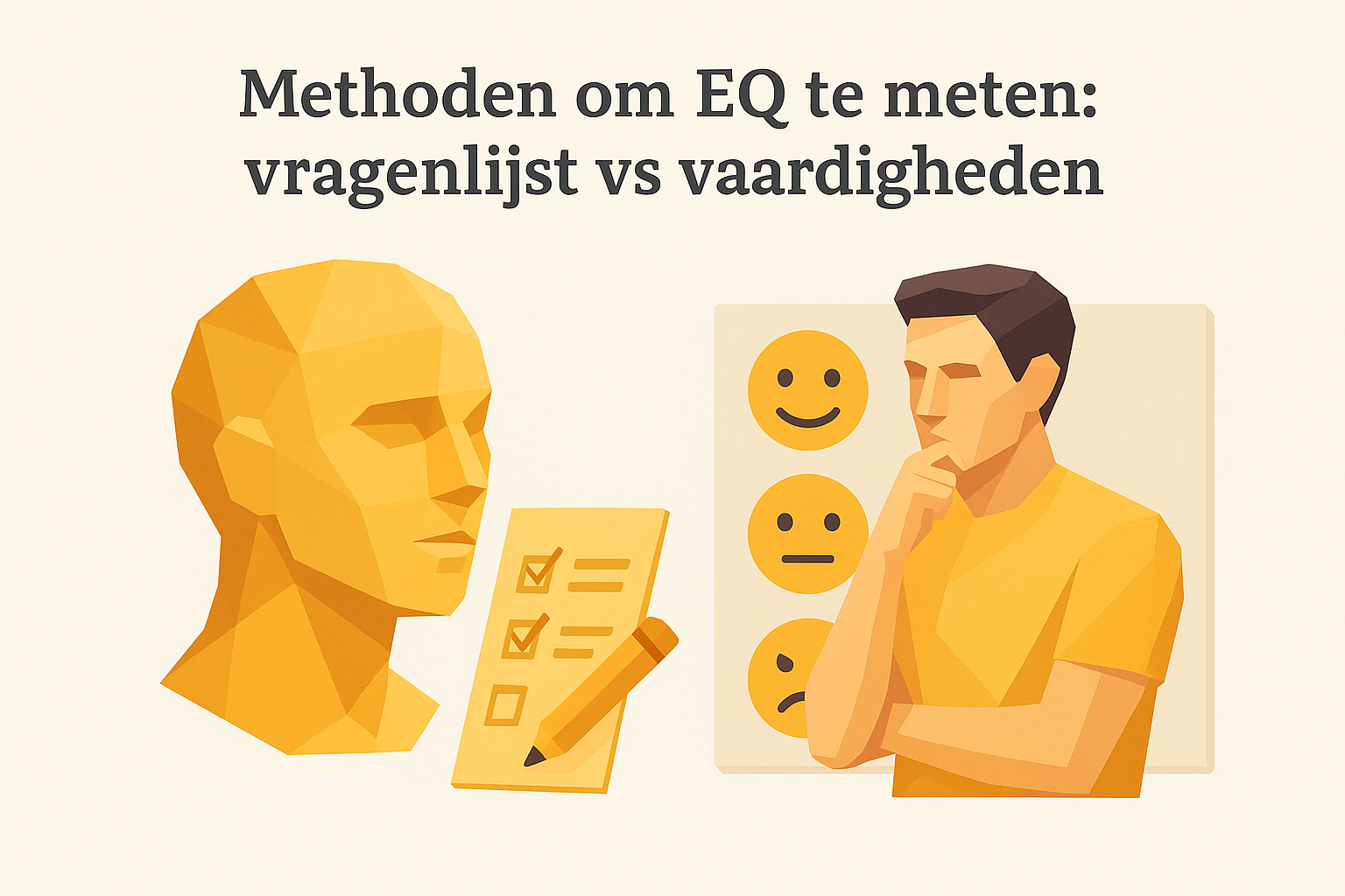 Methoden om EQ te meten: vragenlijst vs vaardigheden