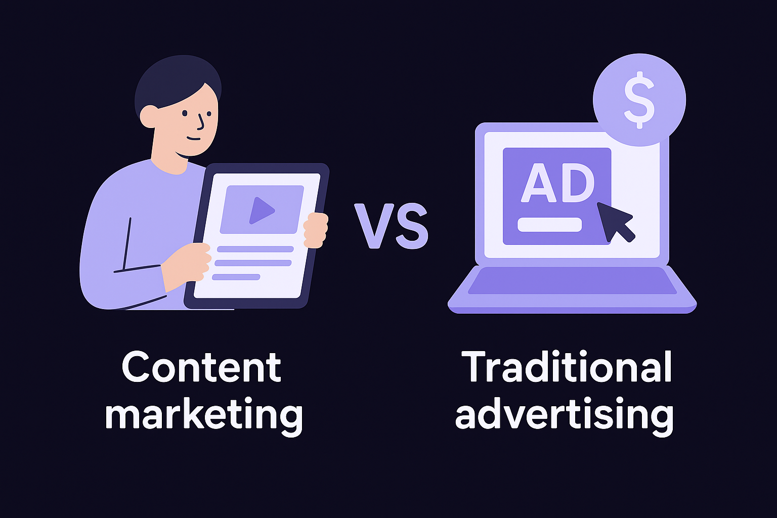 How it differs from traditional advertising