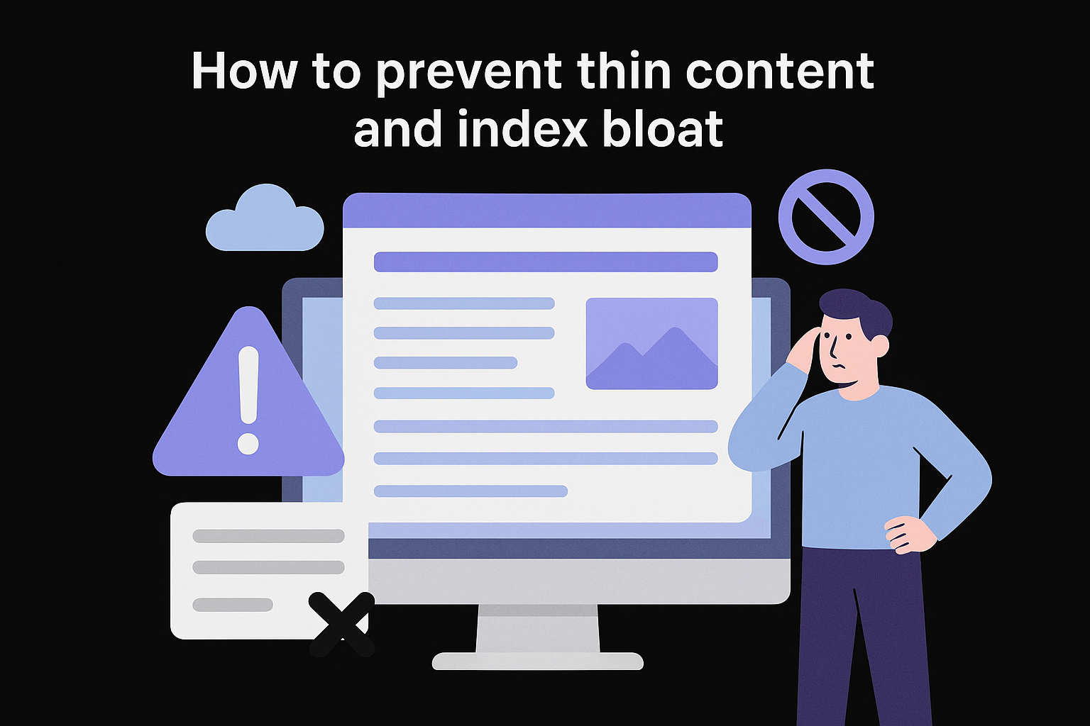 How to prevent thin content and index bloat
