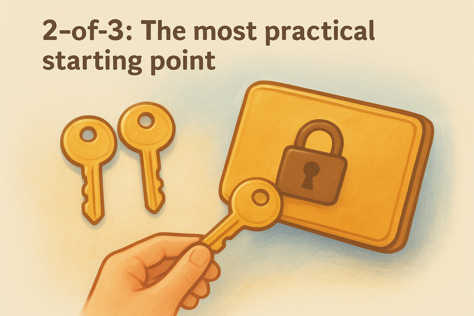 2-of-3: The most practical starting point