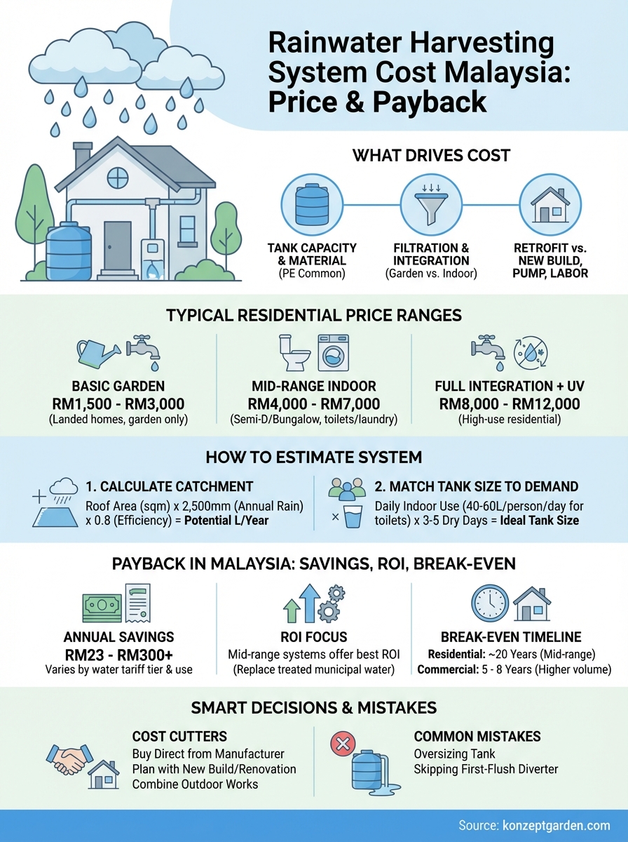 rainwater harvesting system cost malaysia infographic