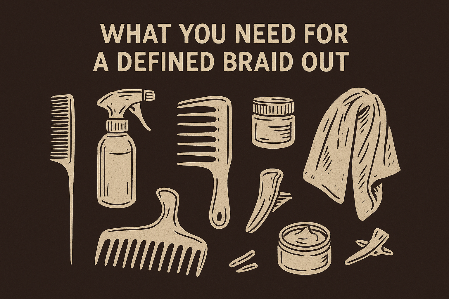 What you need for a defined braid out