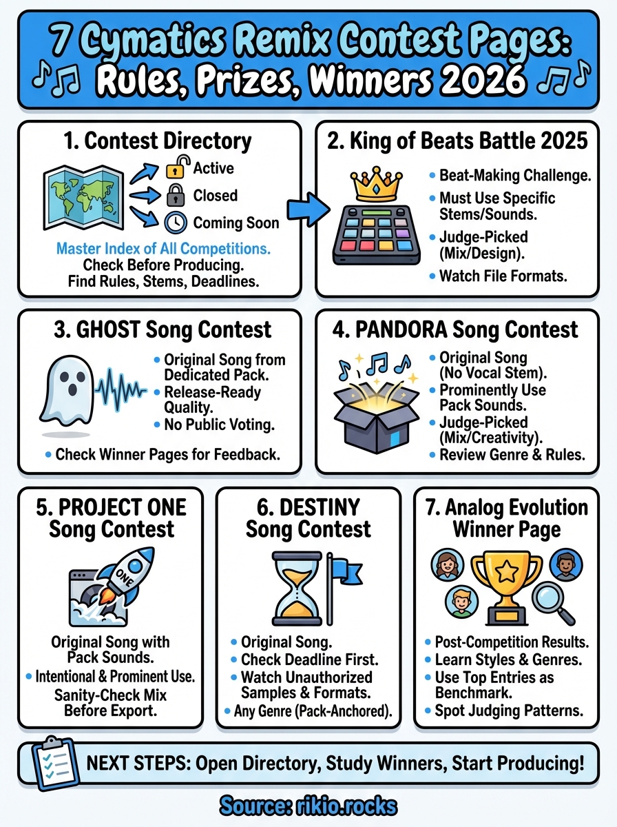 cymatics remix contest infographic