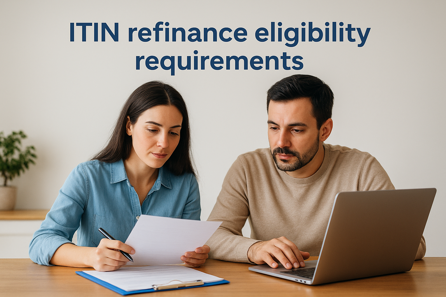ITIN refinance eligibility requirements