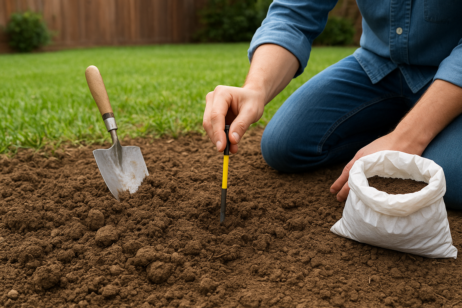 Test and amend your clay soil