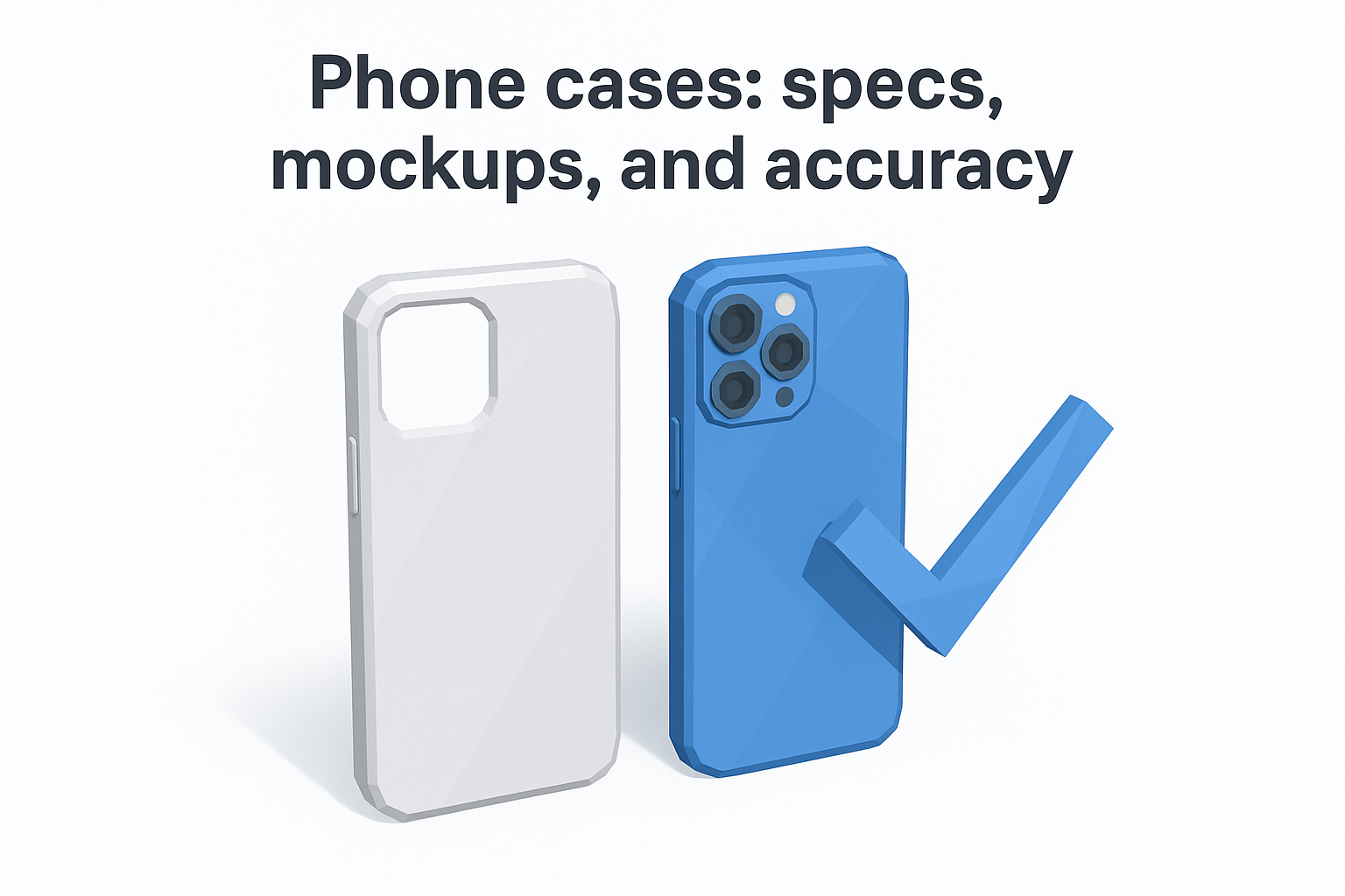 Phone cases: specs, mockups, and accuracy
