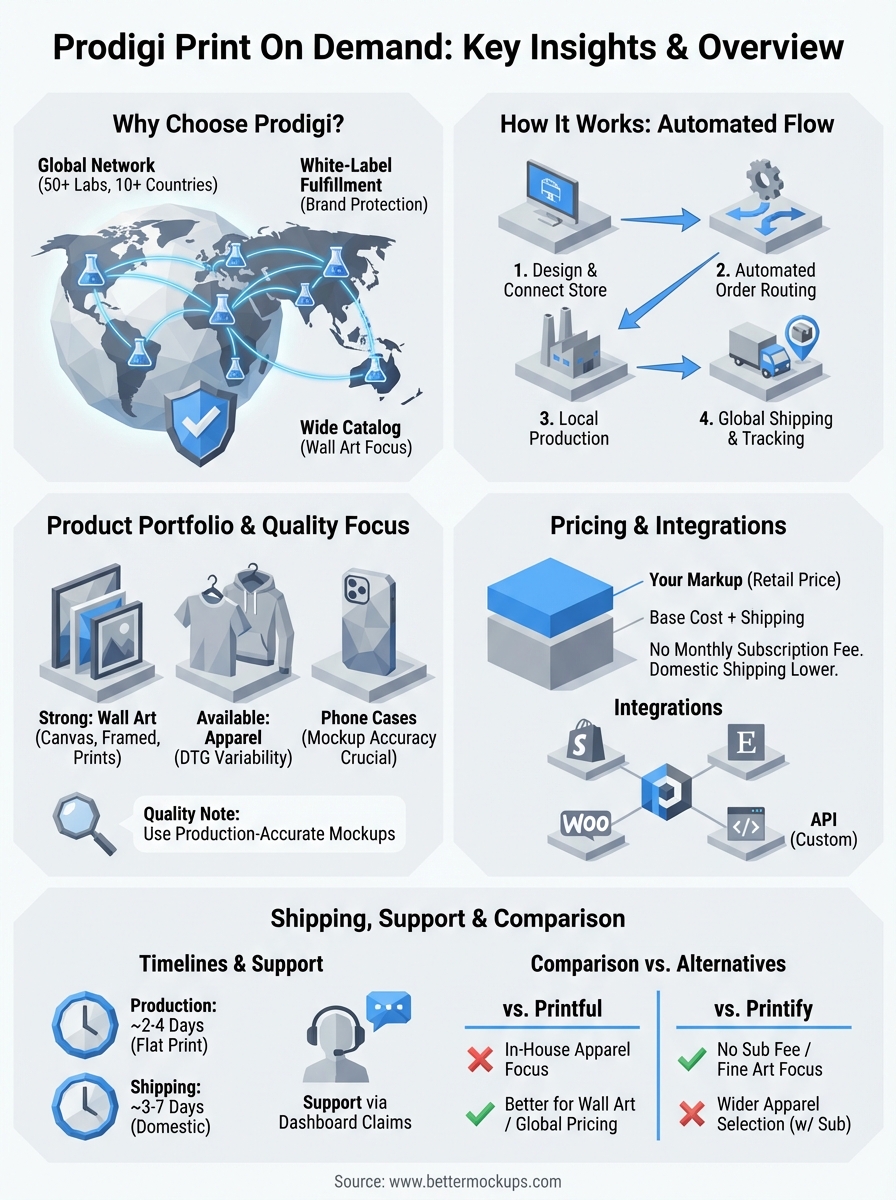 prodigi print on demand infographic