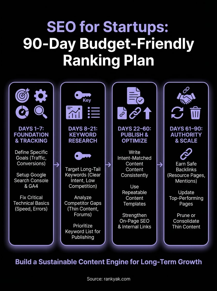 seo for startups infographic