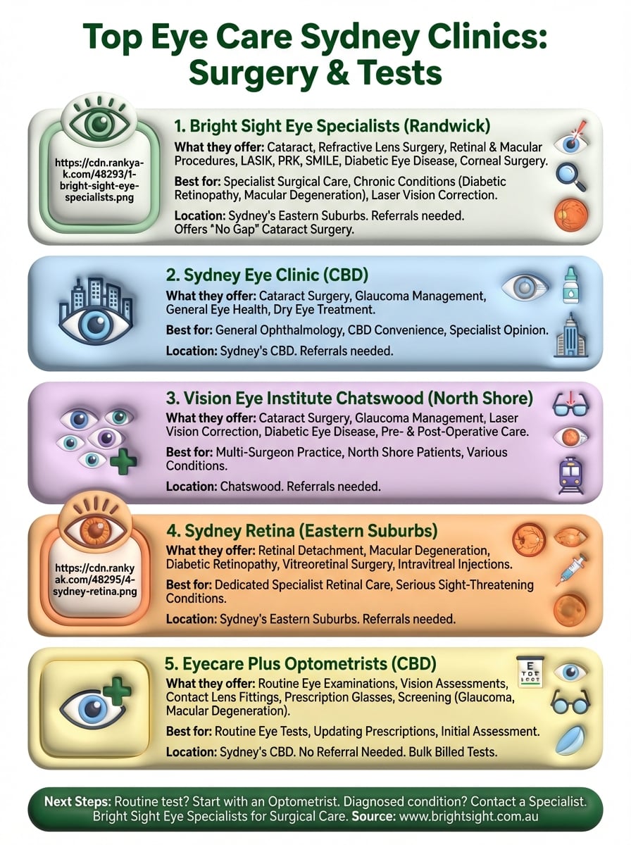 eye care sydney infographic
