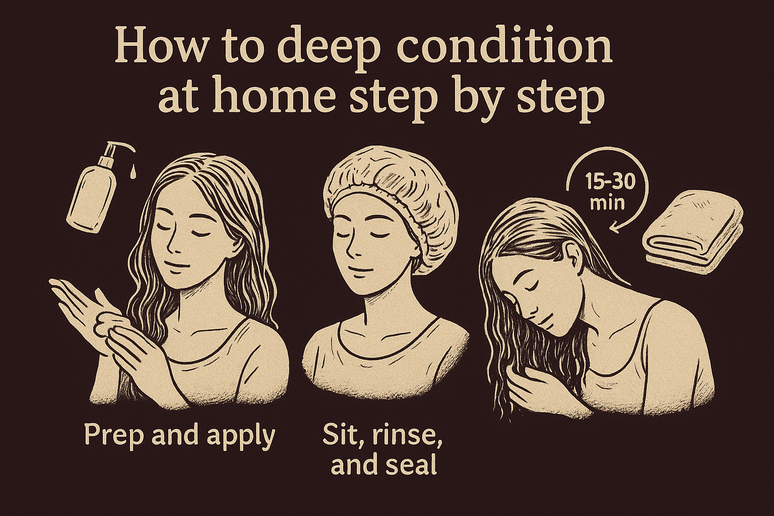 How to deep condition at home step by step