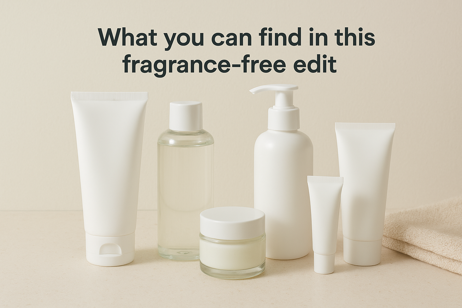 What you can find in this fragrance-free edit