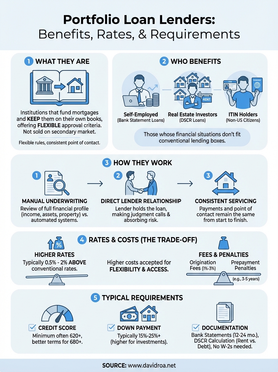 portfolio loan lenders infographic