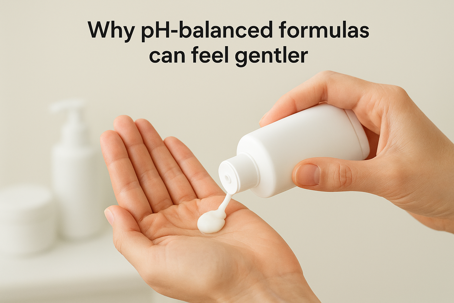 Why pH-balanced formulas can feel gentler
