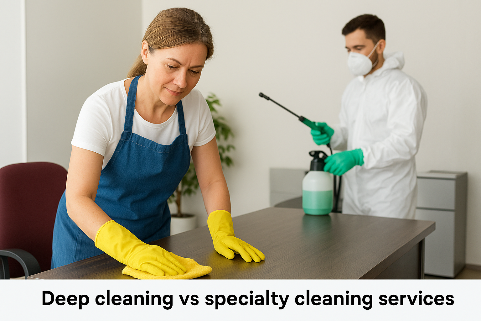 Deep cleaning vs specialty cleaning services