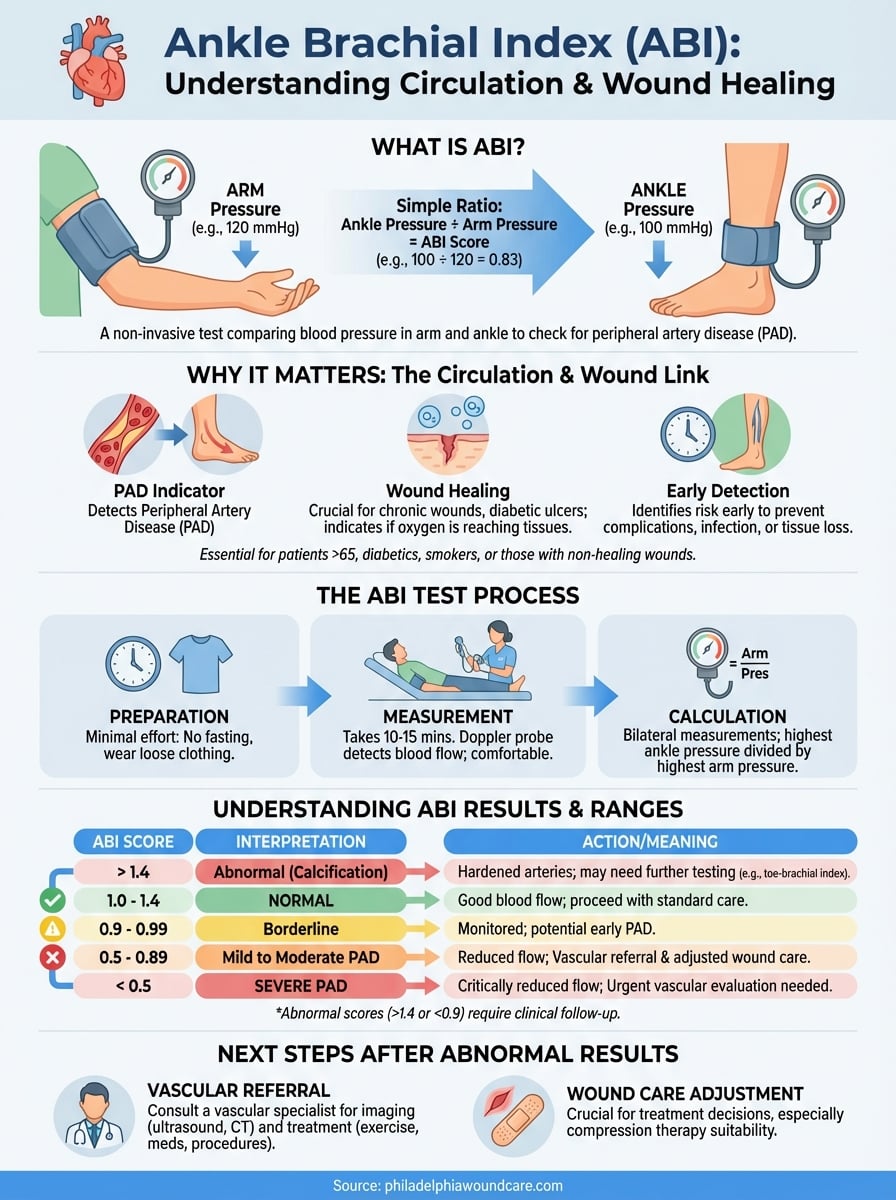 ankle brachial index explained infographic