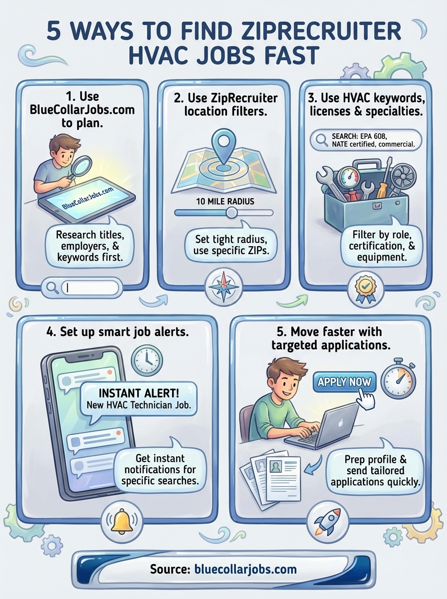 ziprecruiter hvac jobs infographic