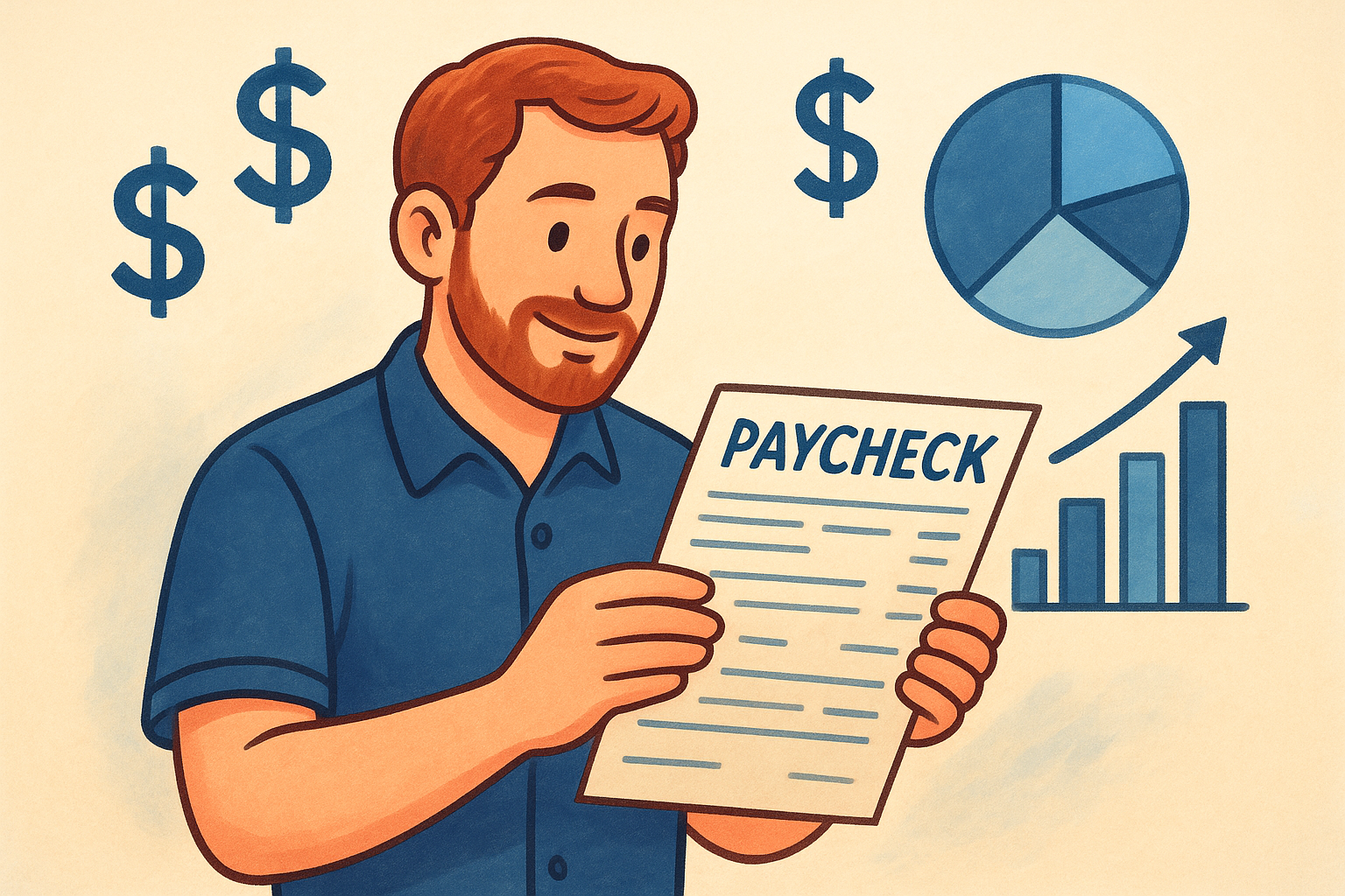 Pay details to pull out and track