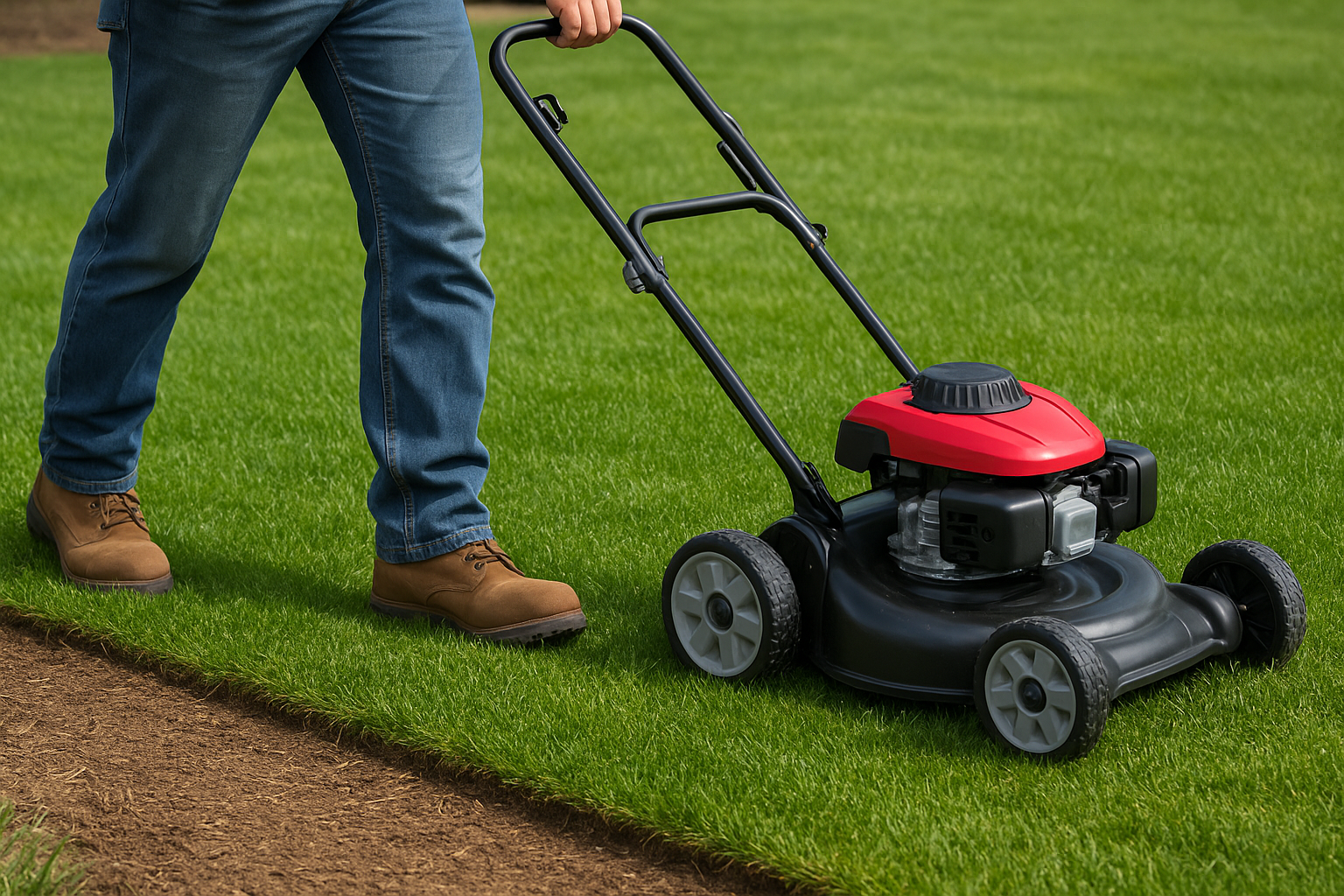 When to mow for the first time