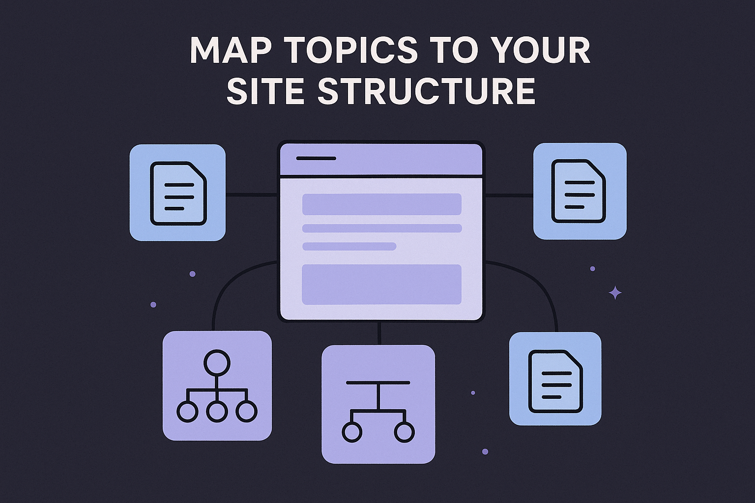 Map topics to your site structure