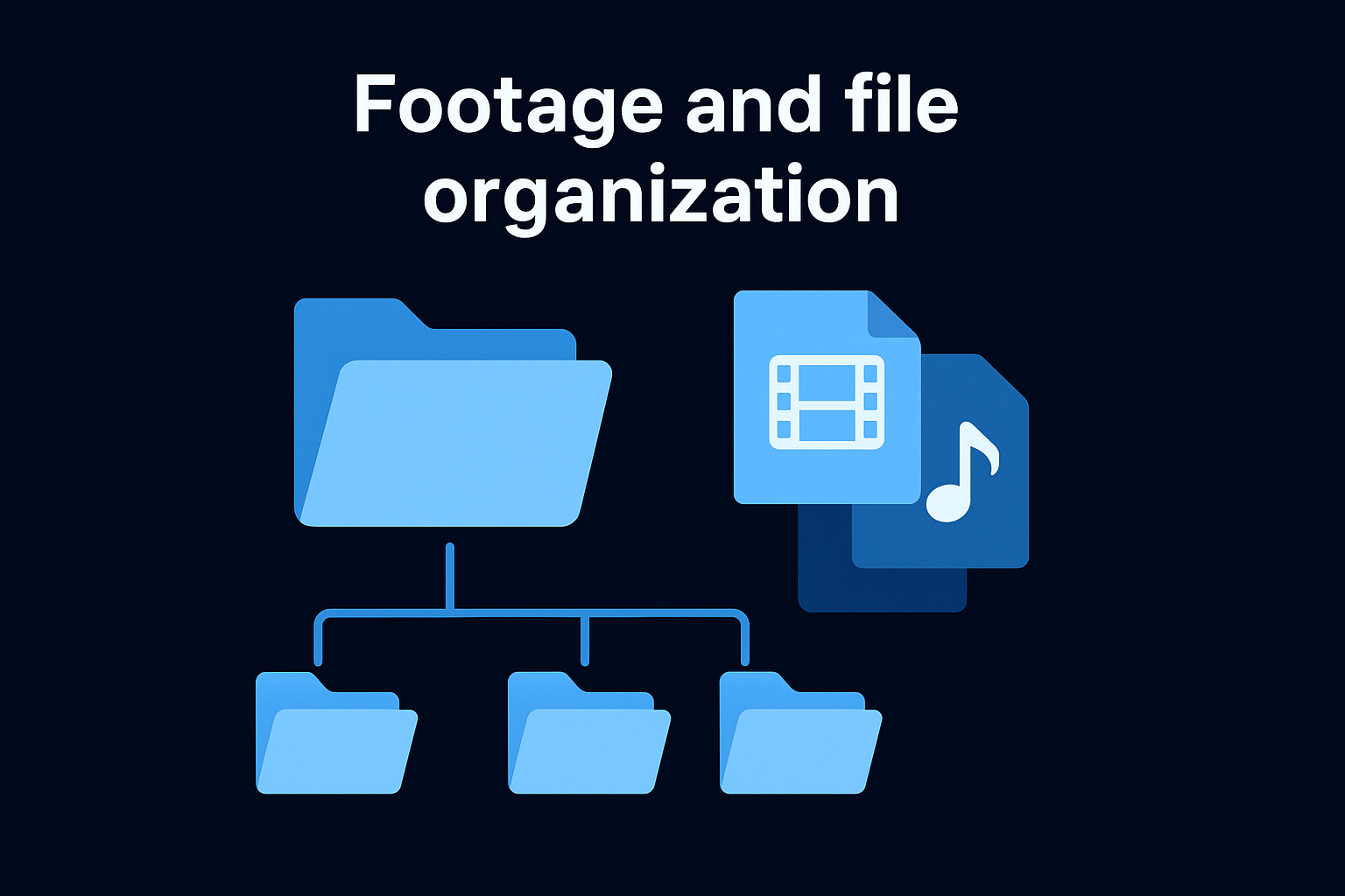 Footage and file organization