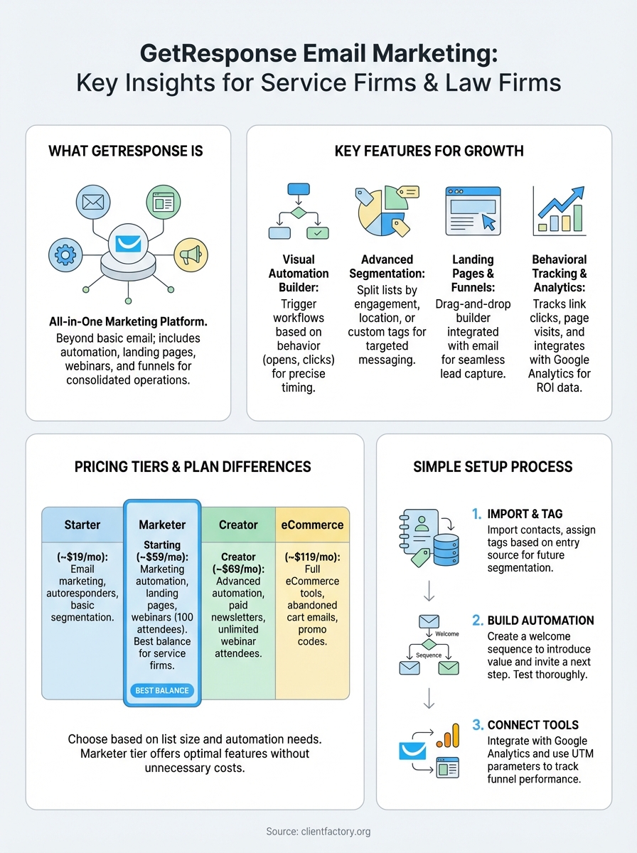 getresponse email marketing infographic