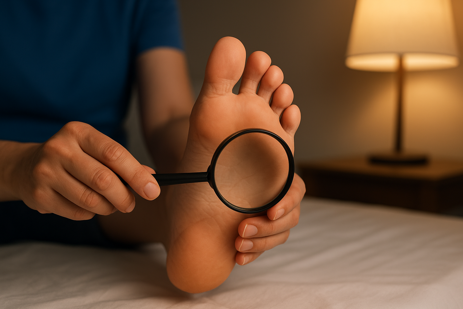 2. Do a daily 60-second foot inspection