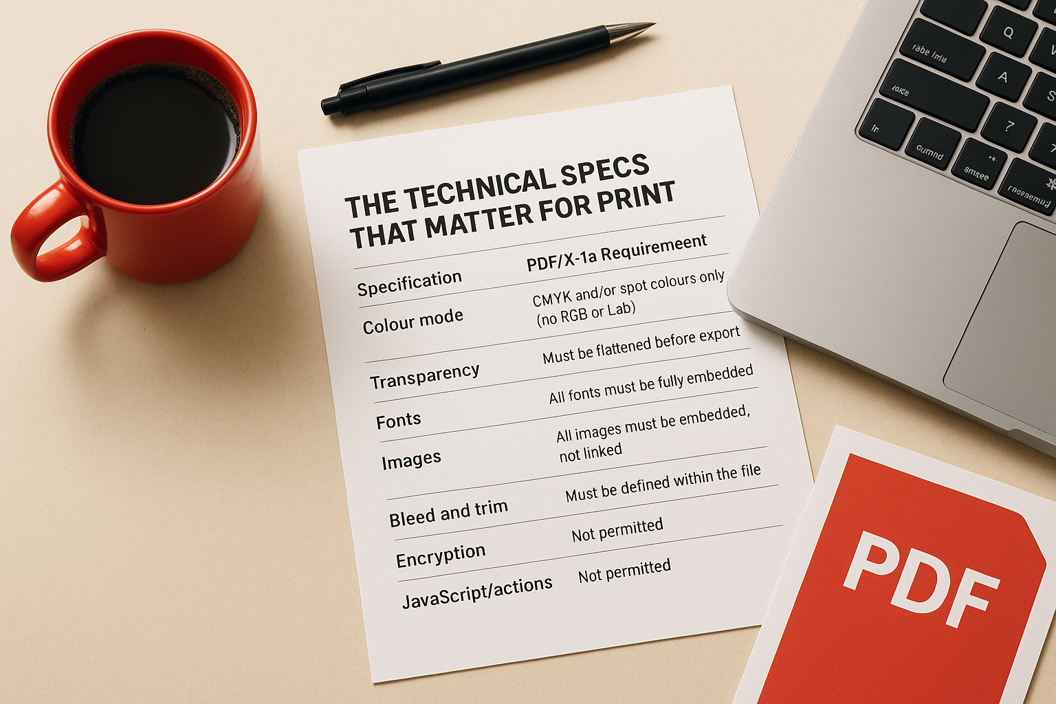 The technical specs that matter for print