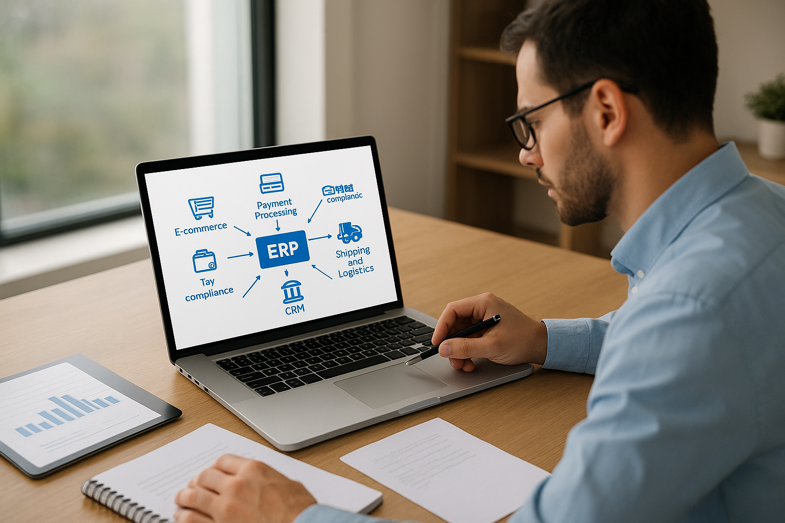 The most common integration points in an ERP system