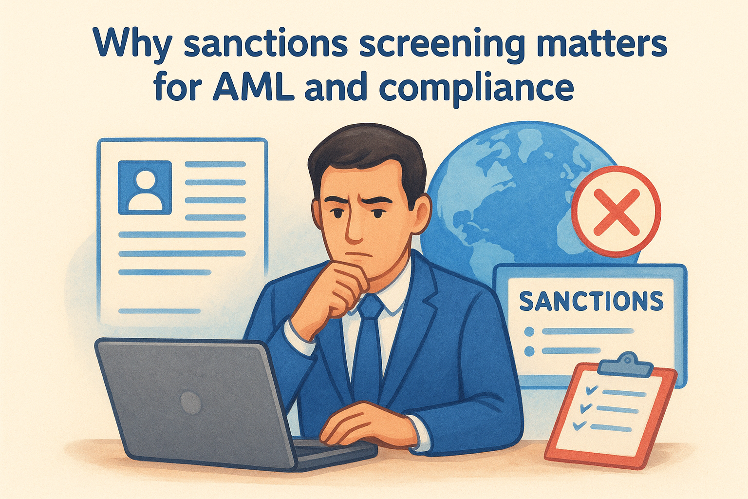 Why sanctions screening matters for AML and compliance