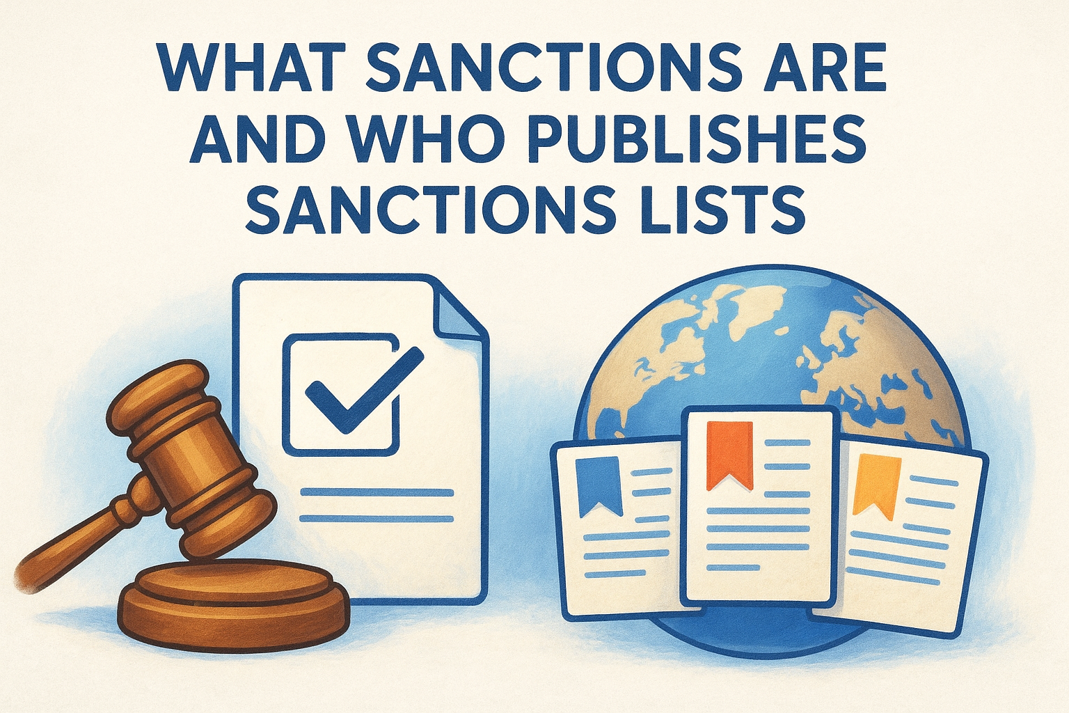 What sanctions are and who publishes sanctions lists