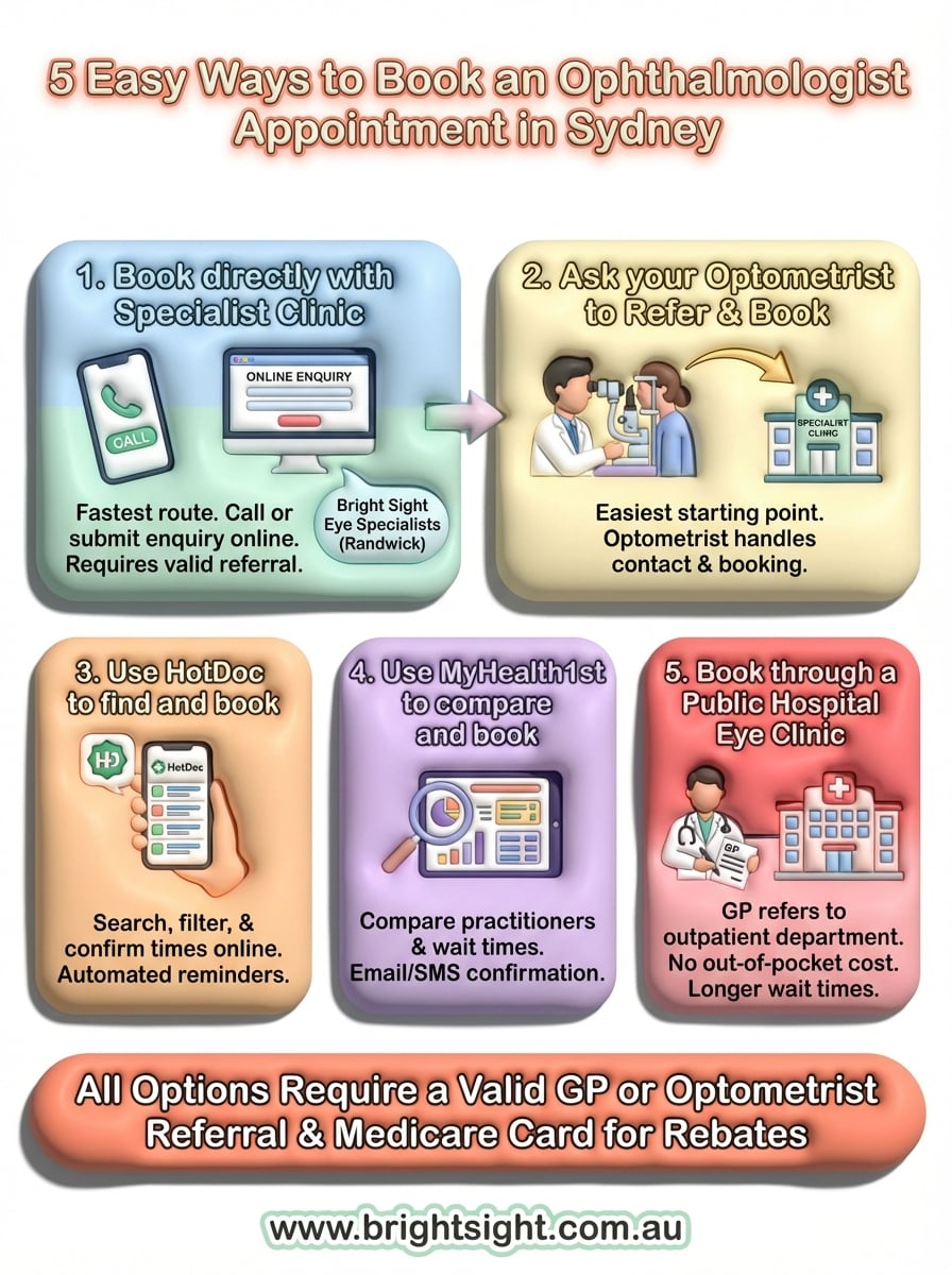 book ophthalmologist infographic