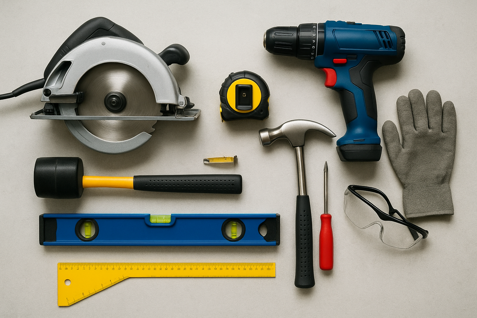 Tools you'll need on site