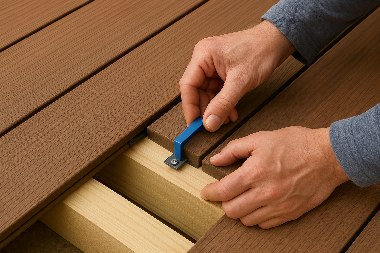 Maintain consistent gaps with hidden clip fasteners