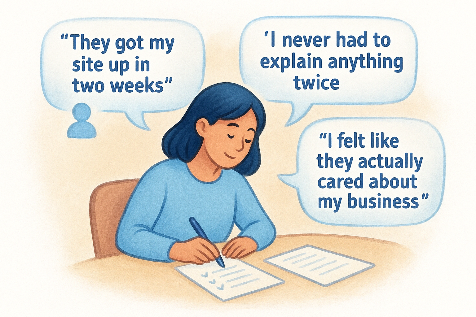 Gather the exact words your customers use