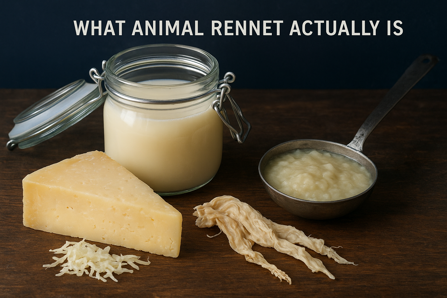 What animal rennet actually is
